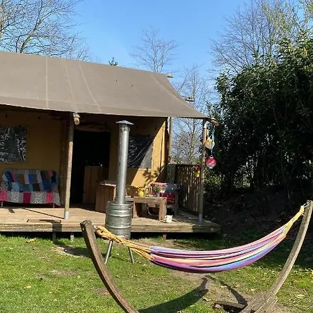 Campismo de Luxo Safari Tent Op Prachtige Plek